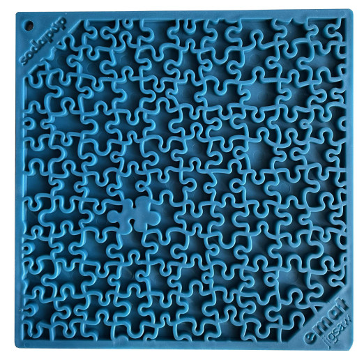 SodaPup lízací podložka Puzzle 20 x 20cm - Modrá