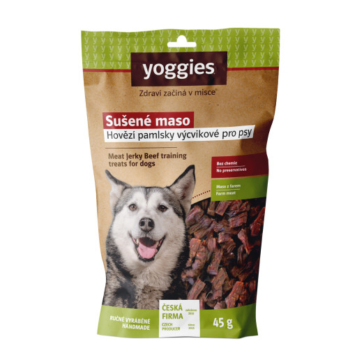 Yoggies Hovězí výcvikové pamlsky 45g