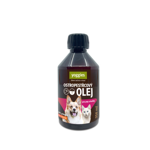 Yoggies Olej z ostropestřce pro psy a kočky 250ml