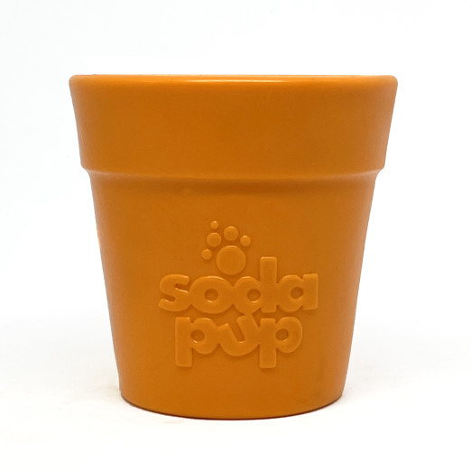 SodaPup Flowerpot, plnící hračka, Original - Oranžová